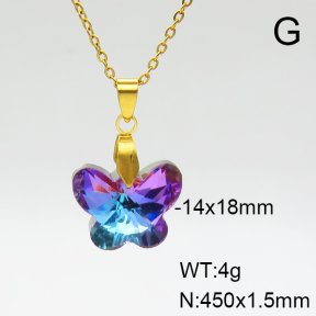 Stainless Steel Necklace  Clear Inventory  6N4003680avja-900