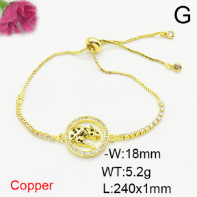 Fashion Copper Bracelet  F6B405406bbml-L024