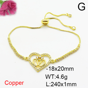 Fashion Copper Bracelet  F6B405409bbml-L024