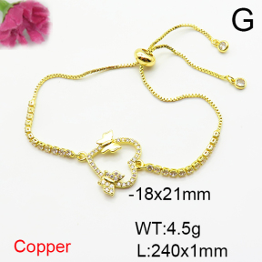 Fashion Copper Bracelet  F6B405419bbml-L024