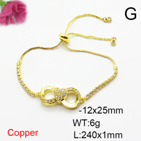 Fashion Copper Bracelet  F6B405426bbml-L024