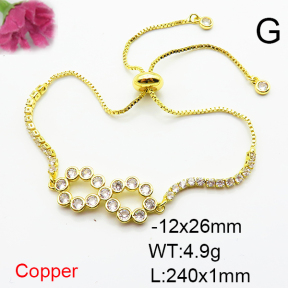 Fashion Copper Bracelet  F6B405428bbml-L024