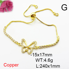 Fashion Copper Bracelet  F6B405430bbml-L024