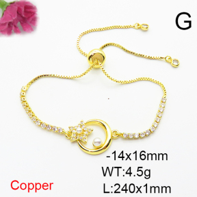 Fashion Copper Bracelet  F6B405431bbml-L024