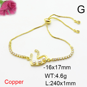 Fashion Copper Bracelet  F6B405433bbml-L024