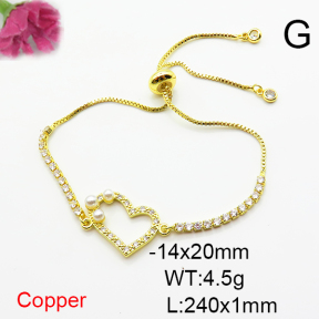 Fashion Copper Bracelet  F6B405434bbml-L024