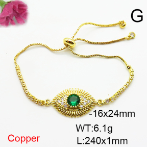 Fashion Copper Bracelet  F6B405436bbml-L024