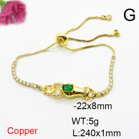 Fashion Copper Bracelet  F6B405440bbml-L024