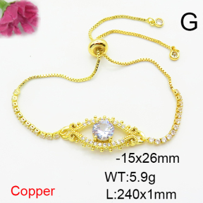 Fashion Copper Bracelet  F6B405450bbml-L024