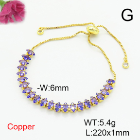 Fashion Copper Bracelet  F6B405461bbov-L017