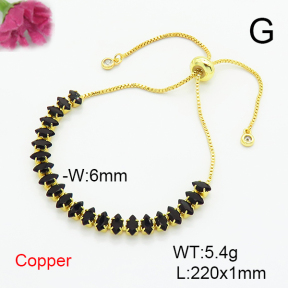 Fashion Copper Bracelet  F6B405463bbov-L017