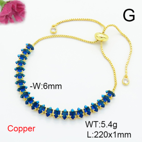 Fashion Copper Bracelet  F6B405465bbov-L017
