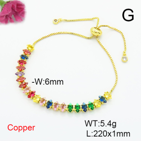 Fashion Copper Bracelet  F6B405468bbov-L017