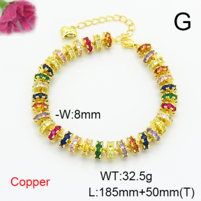 Fashion Copper Bracelet  F6B405470ajlv-L017