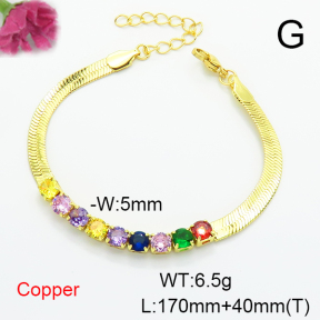 Fashion Copper Bracelet  F6B405471vbmb-L017