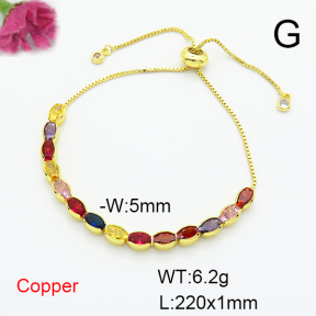 Fashion Copper Bracelet  F6B405479bbov-L017