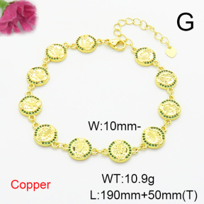Fashion Copper Bracelet  F6B405487bhia-L017