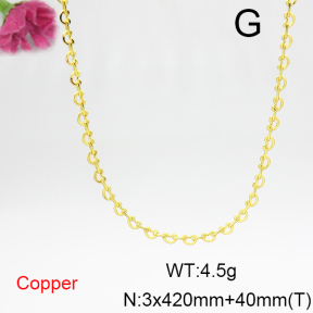 Fashion Copper Necklace  F6N200246vail-L017