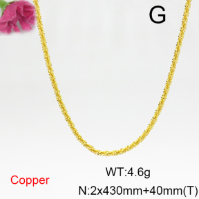 Fashion Copper Necklace  F6N200247vail-L017