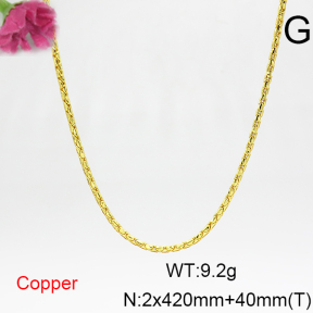 Fashion Copper Necklace  F6N200248vail-L017