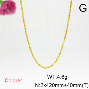 Fashion Copper Necklace  F6N200249vail-L017