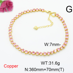 Fashion Copper Necklace  F6N404934ajvb-L017