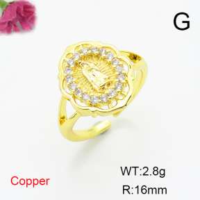 Fashion Copper Ring  F6R401267ablb-L017