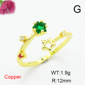 Fashion Copper Ring  F6R401270baka-L017
