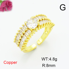Fashion Copper Ring  F6R401273vbmb-L017