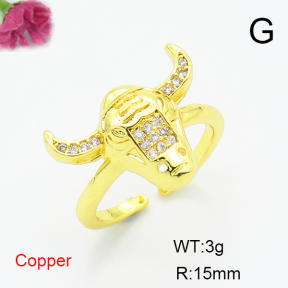 Fashion Copper Ring  F6R401274ablb-L017