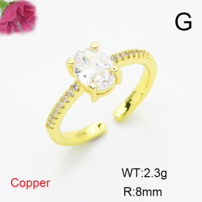Fashion Copper Ring  F6R401275ablb-L017