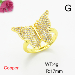 Fashion Copper Ring  F6R401279vbmb-L017