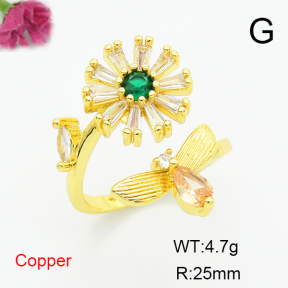 Fashion Copper Ring  F6R401281ablb-L017