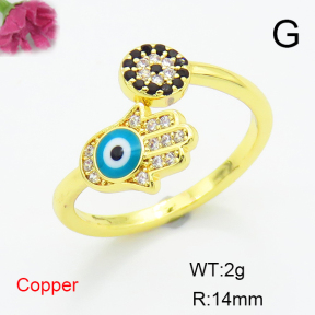 Fashion Copper Ring  F6R401283ablb-L017