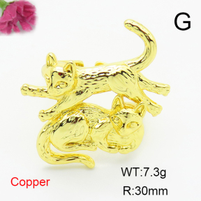 Fashion Copper Ring  F6R401284vbmb-L017