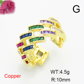 Fashion Copper Ring  F6R401294bhva-L017