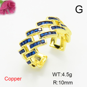 Fashion Copper Ring  F6R401296bhva-L017