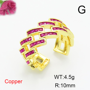 Fashion Copper Ring  F6R401297bhva-L017