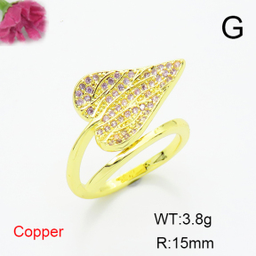 Fashion Copper Ring  F6R401300vbmb-L017