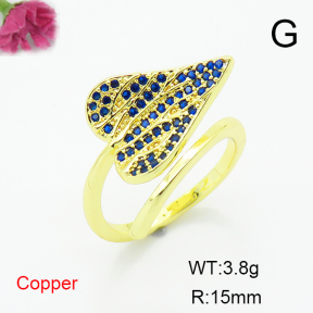 Fashion Copper Ring  F6R401302vbmb-L017