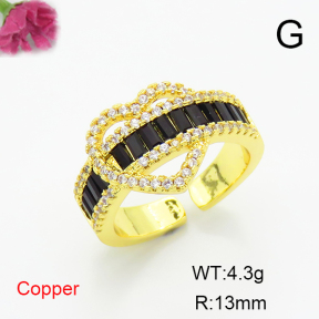 Fashion Copper Ring  F6R401306bbov-L017
