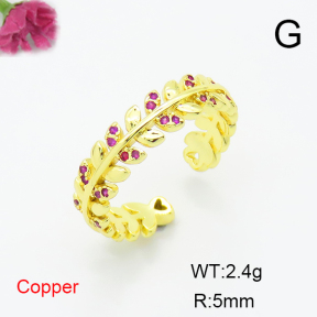 Fashion Copper Ring  F6R401313baka-L017