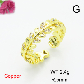 Fashion Copper Ring  F6R401314baka-L017