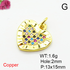 Fashion Copper Pendant  XFPC07318vail-L024