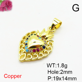 Fashion Copper Pendant  XFPC07324vail-L024