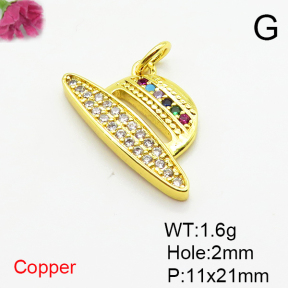 Fashion Copper Pendant  XFPC07334avja-L024