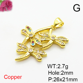 Fashion Copper Pendant  XFPC07338aajl-L024