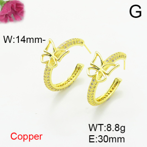Fashion Copper Earrings  F6E404327bhva-L017