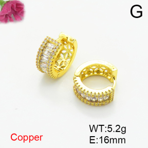 Fashion Copper Earrings  F6E404331bbov-L017