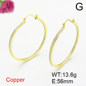 Fashion Copper Earrings  F6E404333aivb-L017